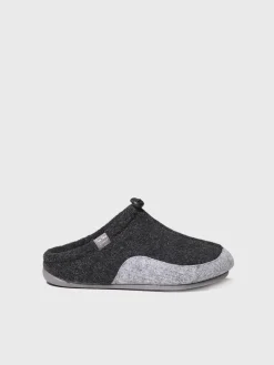 NADIR-FR - Slipper para hombre en fieltro reciclado | NADIR-FR
