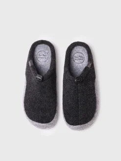 NADIR-FR - Slipper para hombre en fieltro reciclado | NADIR-FR
