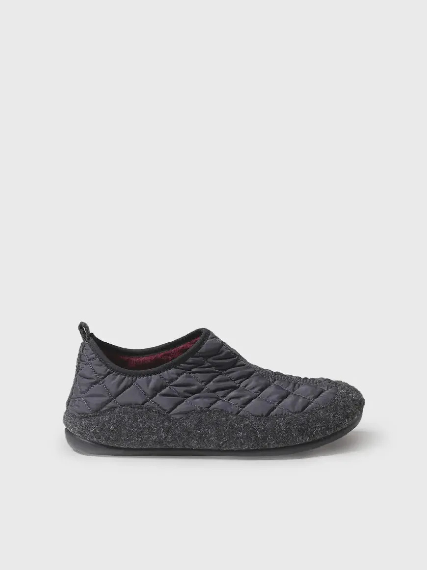 NIL-UM - Men's slippers in felt and padded fabric