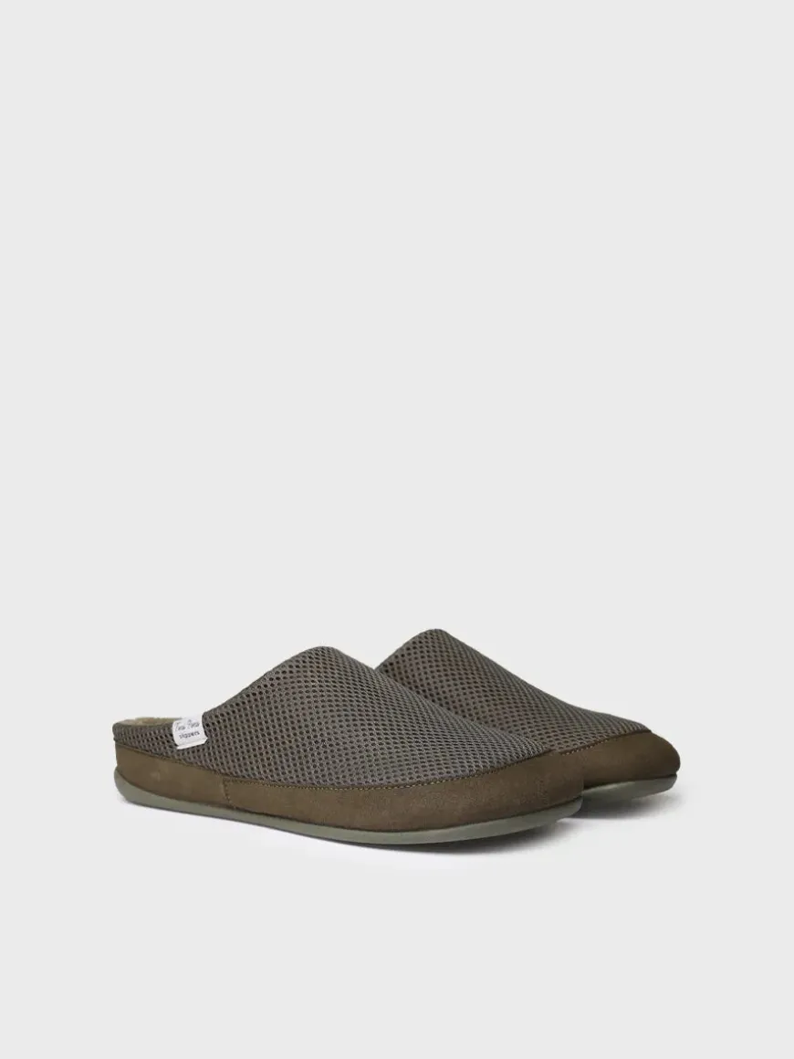 NIUE-GC - Men's clog slippers in mesh fabric