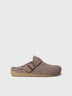 NORTON-FP - Men's clog-style slipper in felt