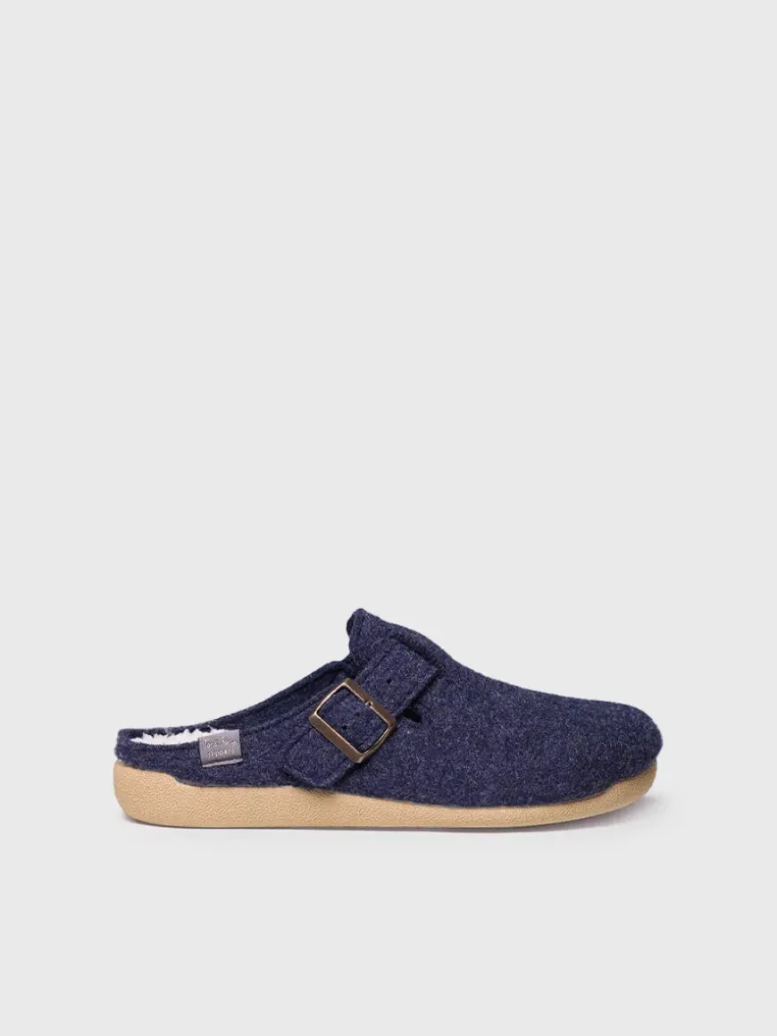 NORTON-FP - Men's clog-style slipper in felt