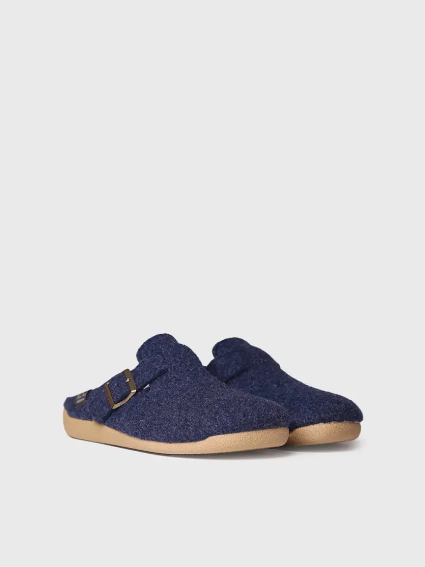 NORTON-FP - Men's clog-style slipper in felt