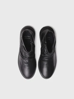 PRETORIA - Women's leather boot with side zipper