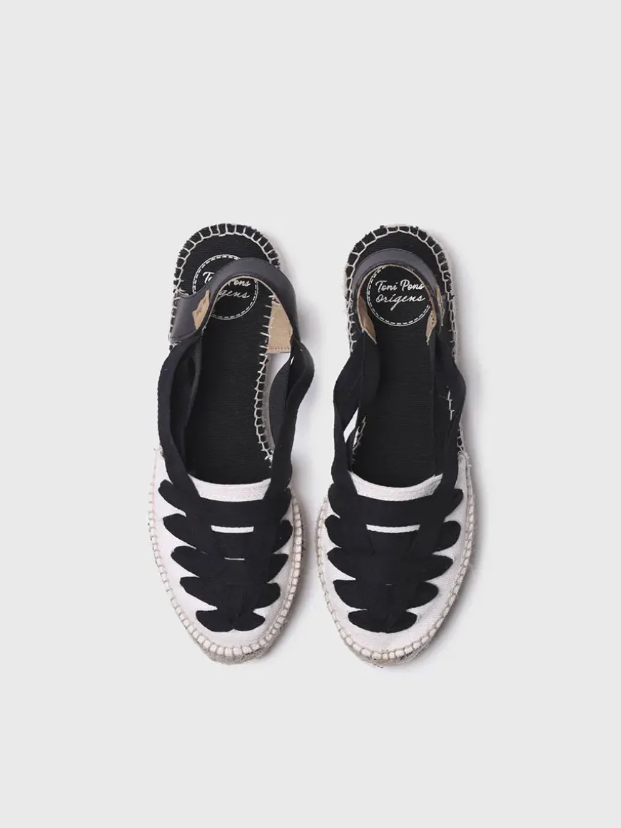 RIO-CU - Flat espadrilles with crossed straps