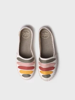 ROSE-CM - Women's flat espadrilles with straps