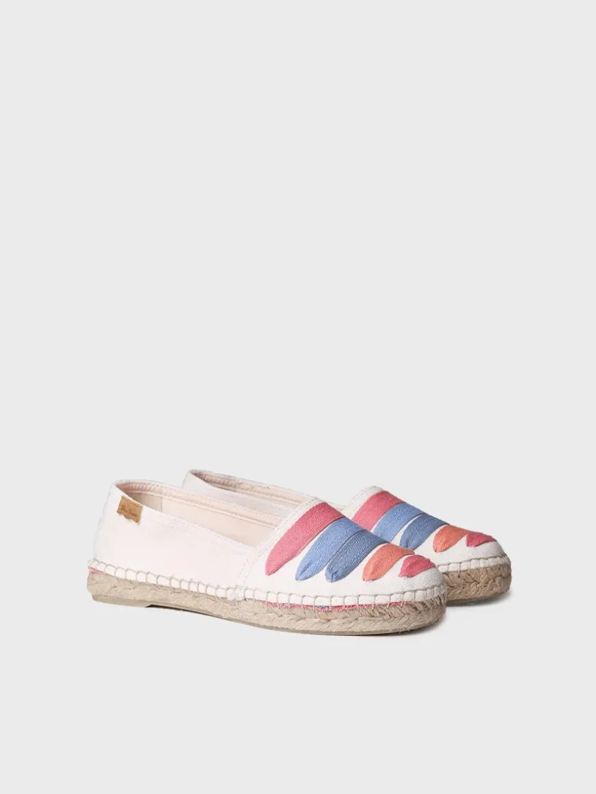 ROSE-CM - Women's flat espadrilles with straps