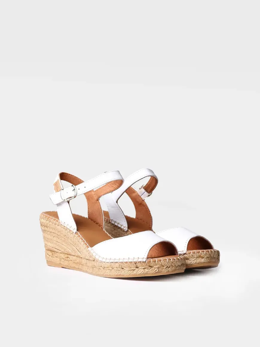 SIA-P - Women's wedge espadrilles in leather