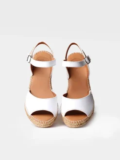 SIA-P - Women's wedge espadrilles in leather