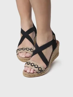 SUSA-BN - Women's jute wedge sandal