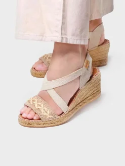 SUSA-BN - Women's jute wedge sandal