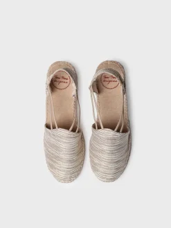 TANIA-ZR - Wedge espadrilles with elastic straps