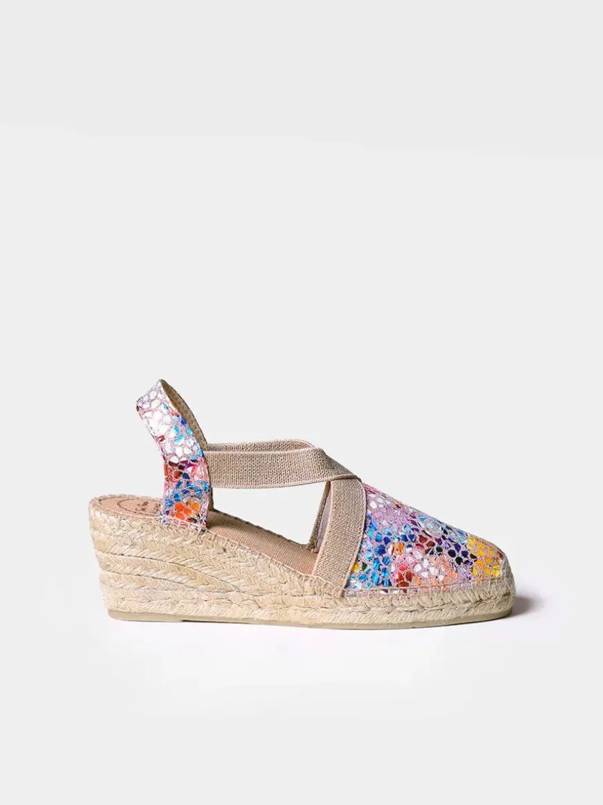 TELVA-PM - Medium wedge espadrille