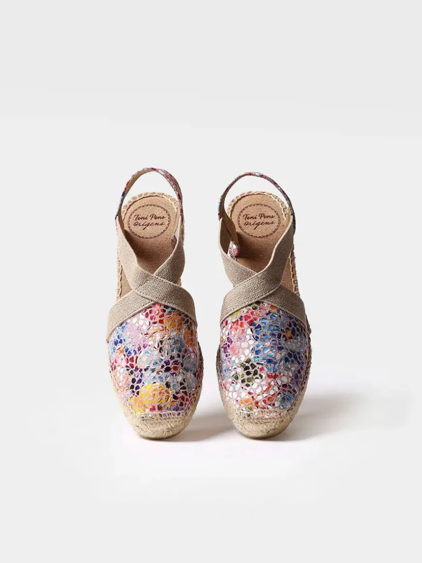 TELVA-PM - Medium wedge espadrille