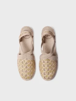 TERRA-TT - Vegan women's espadrille in multicoloured fabric with wedge