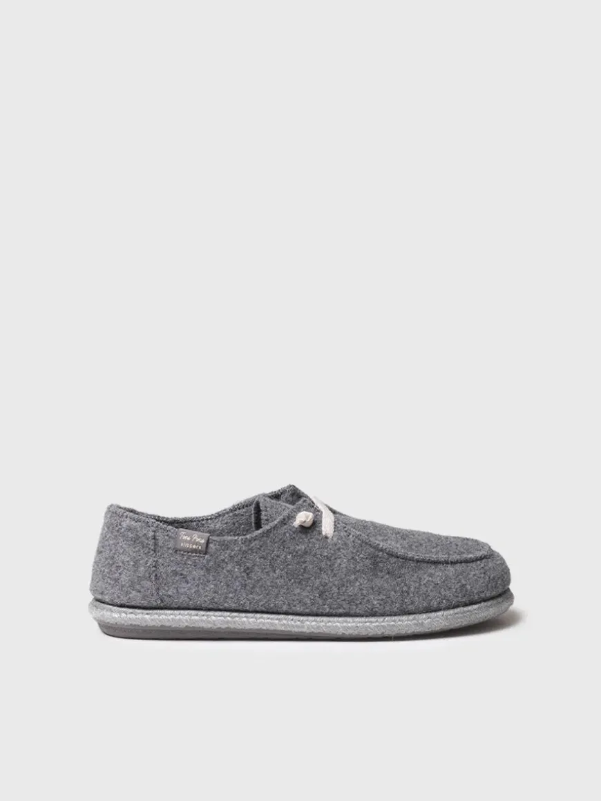 TIAGO-RW - Men's slippers in recycled wool