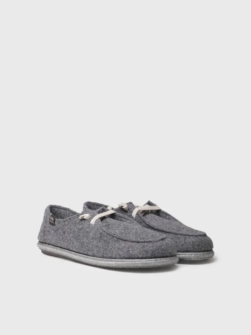 TIAGO-RW - Men's slippers in recycled wool