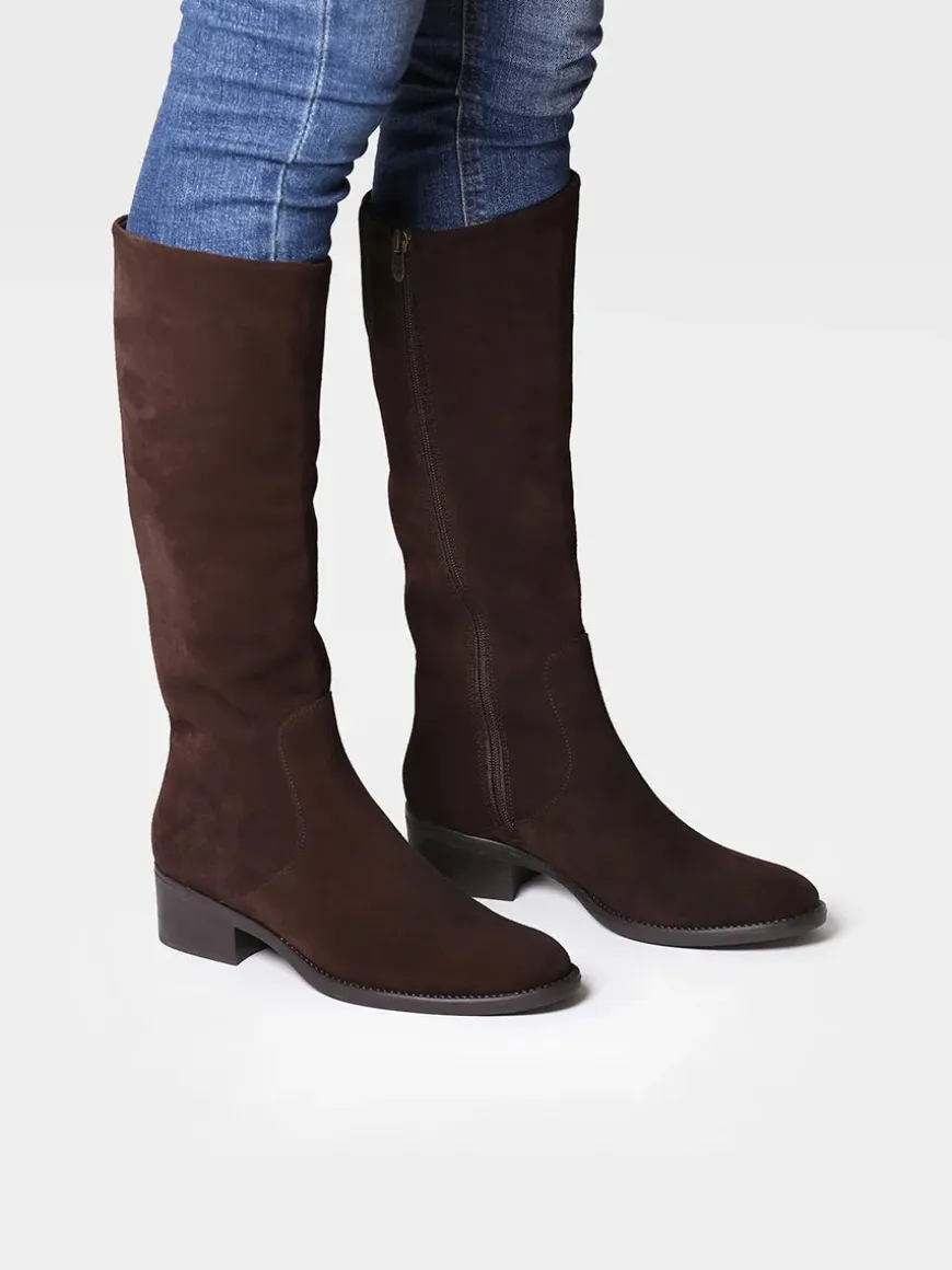TIROL-SY - High boots for women in suede