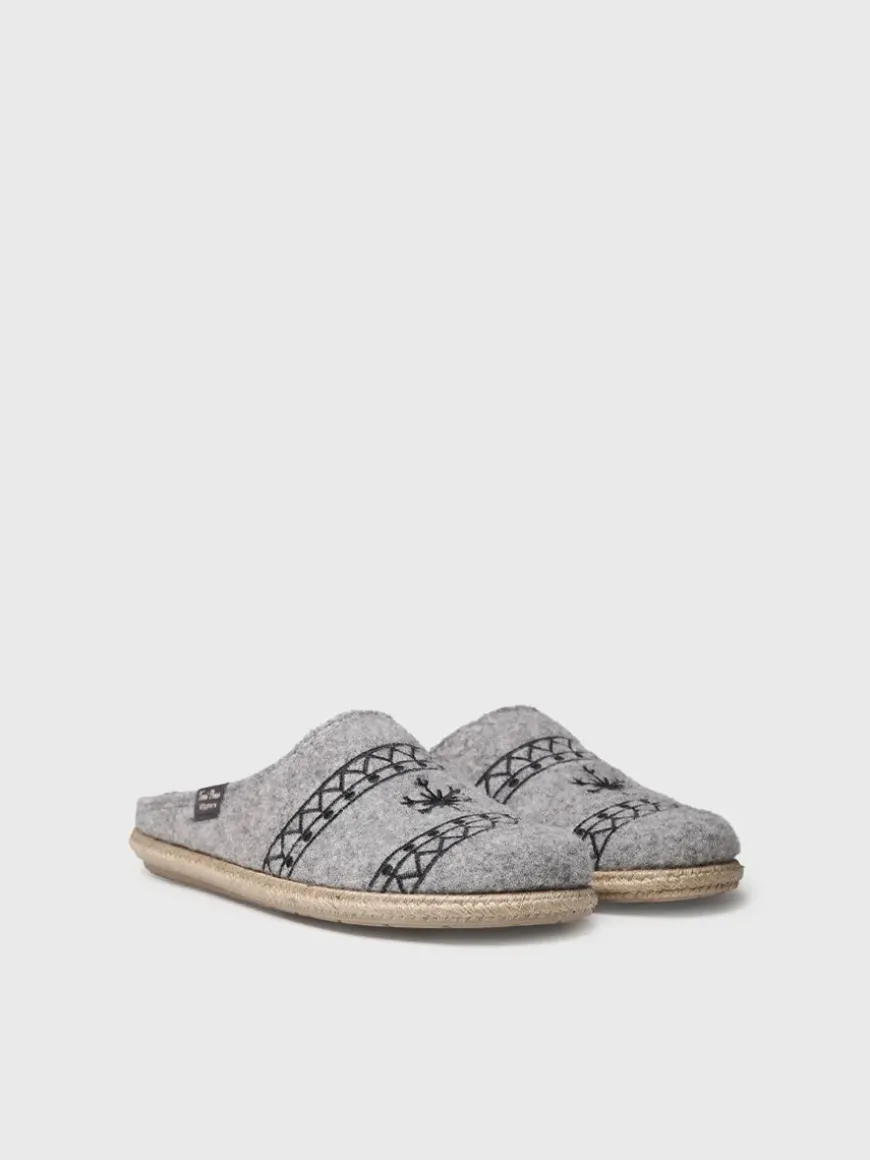 TOBI-EF - Men's felt slippers