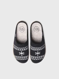 TOBI-EF - Men's felt slippers