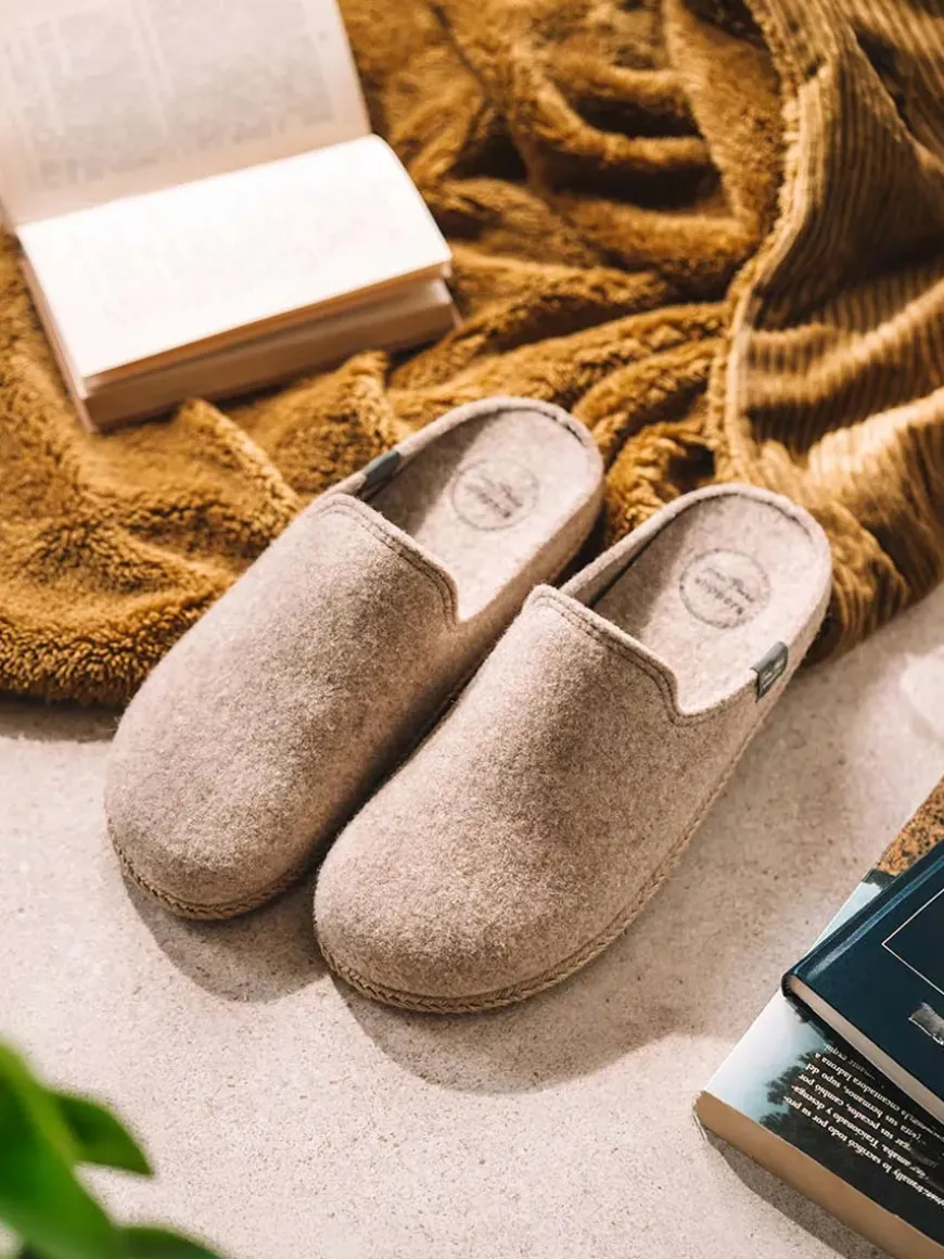 TOMAS-RW - Men's Slippers made from Recycled Wool