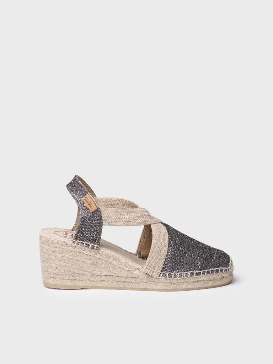 TRITON - Women's shiny vegan espadrilles