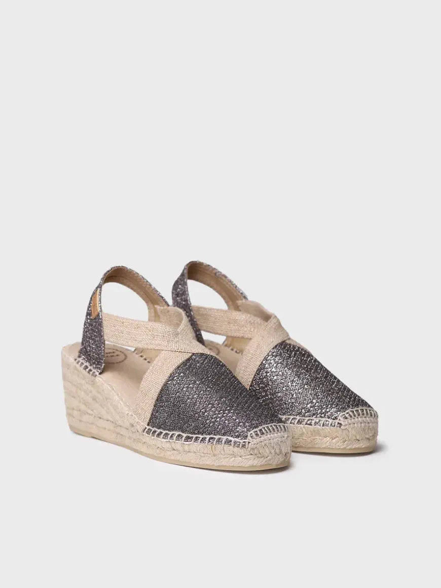 TRITON - Women's shiny vegan espadrilles
