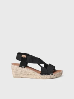 TURA-TR - Wedge sandal with elastic straps