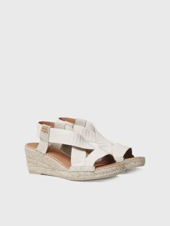TURA-TR - Wedge sandal with elastic straps