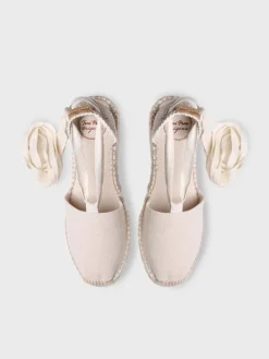 VALENCIA - Valencian espadrille with strings for women