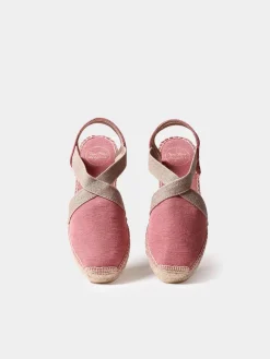 VERDI-V - Women's flat vegan espadrilles in cotton fabric