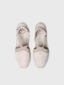 VERDI-V - Women's flat vegan espadrilles in cotton fabric