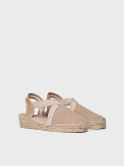VERDI-V - Women's flat vegan espadrilles in cotton fabric
