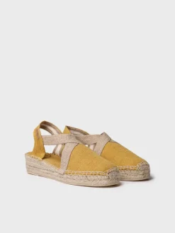 VERDI-V - Women's flat vegan espadrilles in cotton fabric
