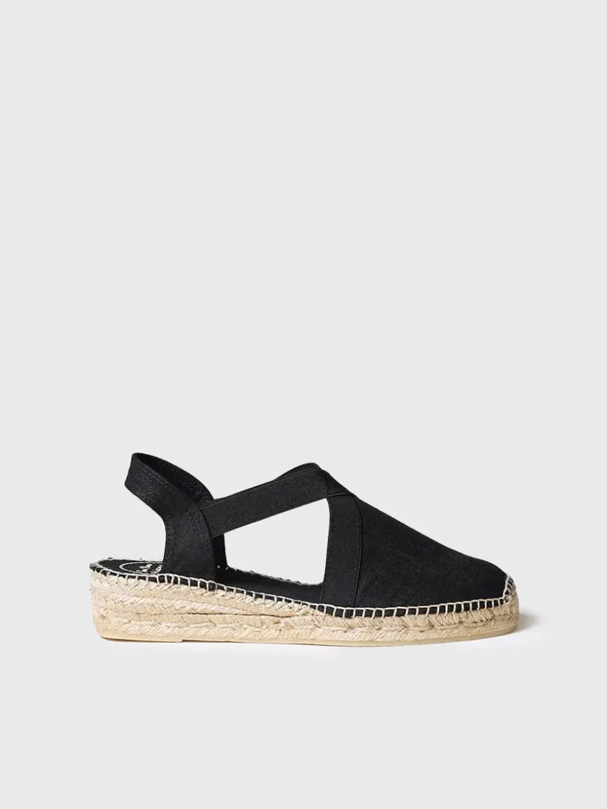 VERONA - Women's flat vegan espadrilles with elastics