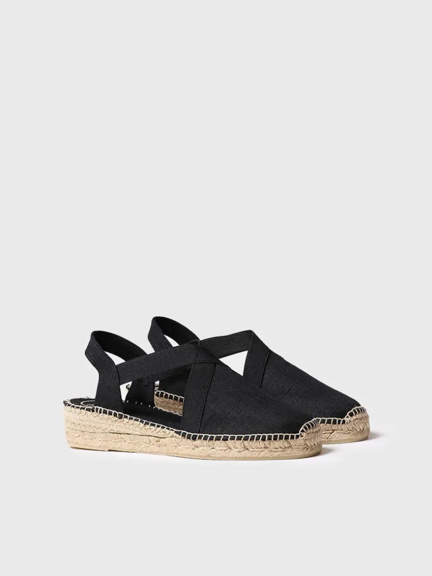 VERONA - Women's flat vegan espadrilles with elastics