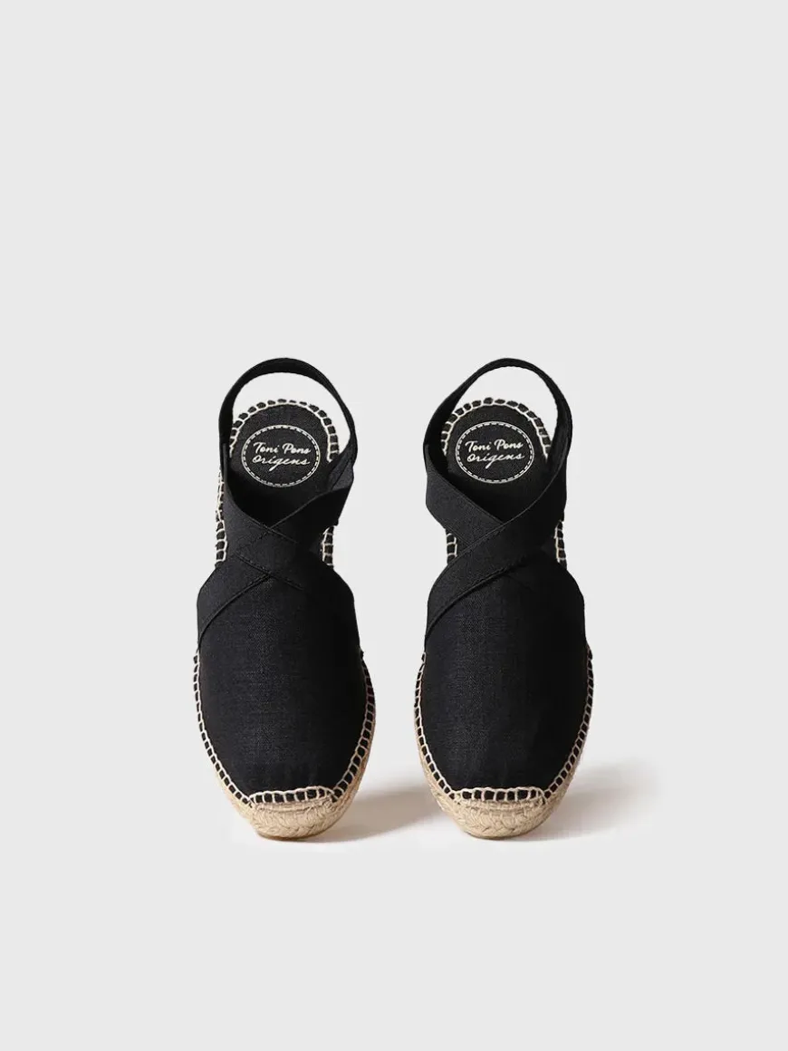 VERONA - Women's flat vegan espadrilles with elastics